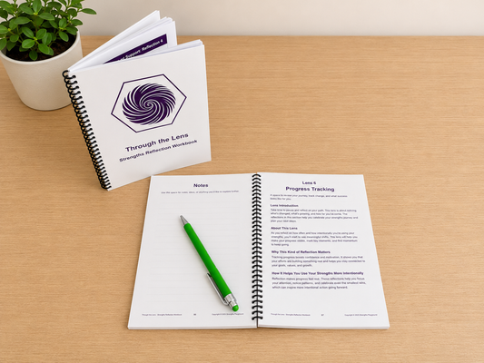 Through the Lens – Strengths Reflection Workbook (Coil-bound)