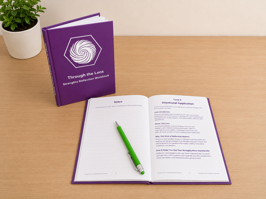 Through the Lens – Strengths Reflection Workbook (Hardback)
