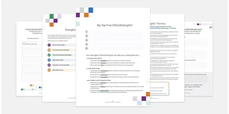 Assessment tool with multiple choice questions on a white background